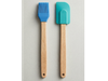Cepillo y espátula cocina de silicona de Madera