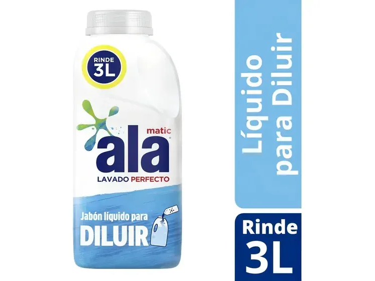 Jabón líquido Ala para diluir 500ml. RINDE 3LTS