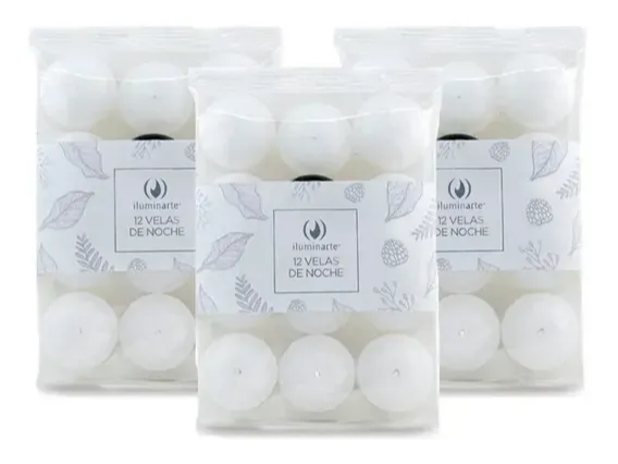 Velas noche Iluminarte parafina para hornito