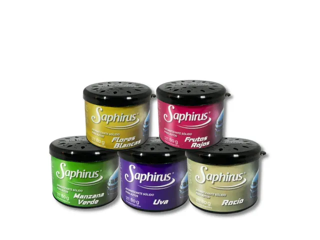 Aromatizante Sólido para Autos Saphirus x 80gr