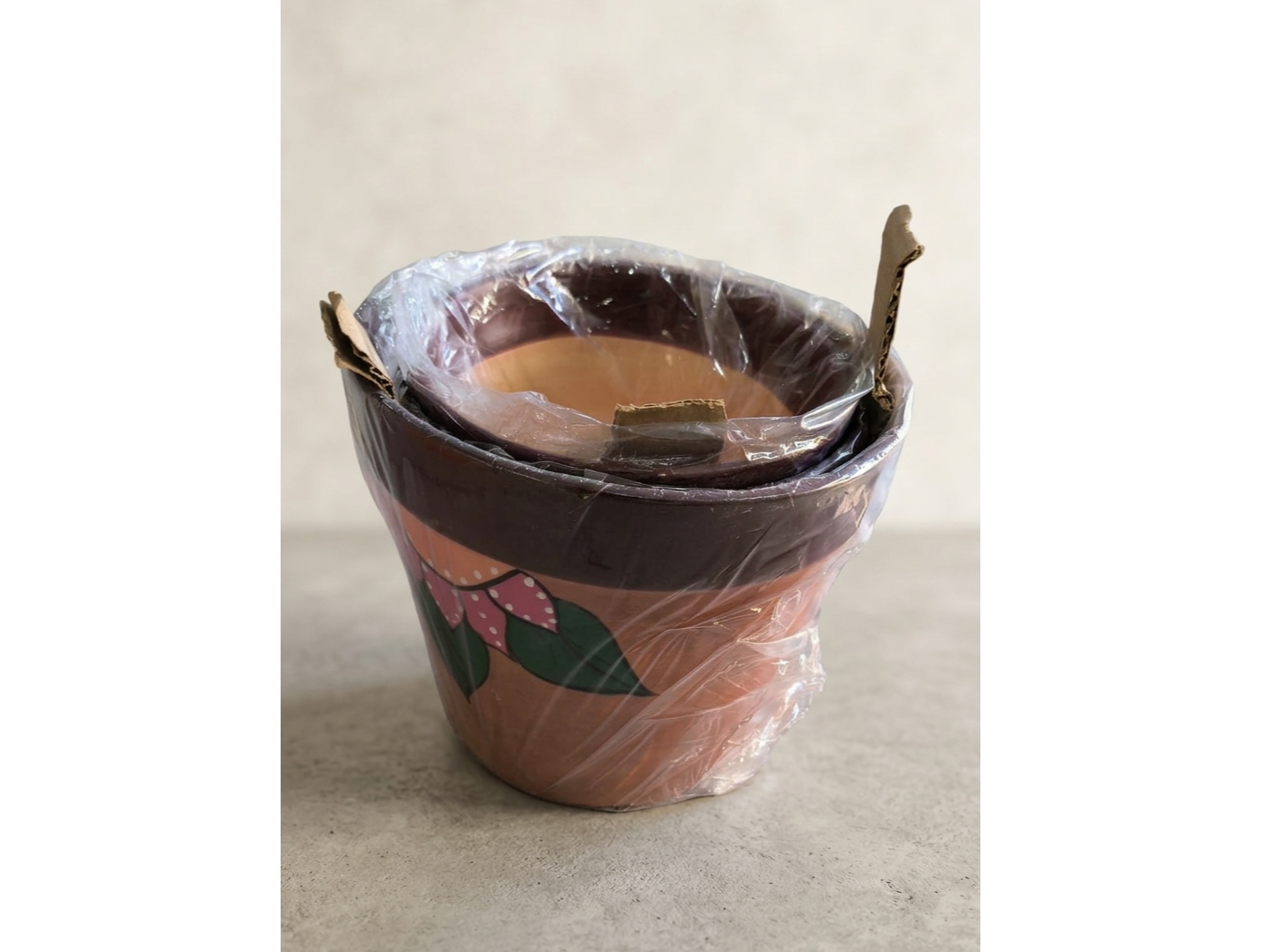 Macetas cemento (set de 3 unidades)