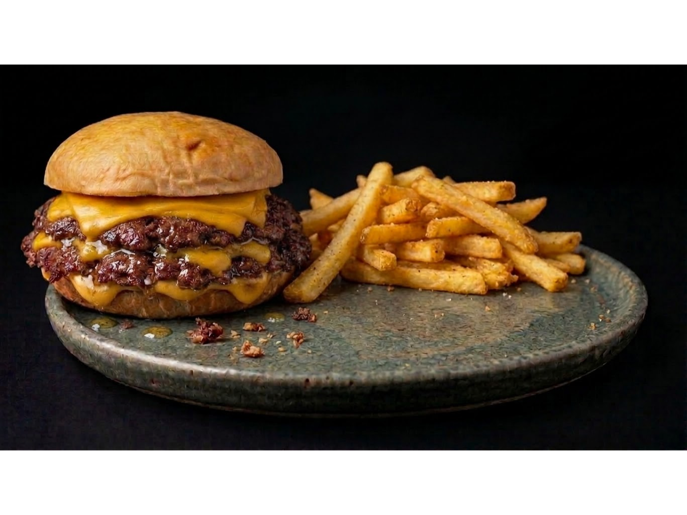 Che-ddar DOBLE+ papas fritas