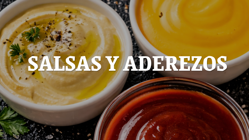 SALSAS Y ADEREZOS