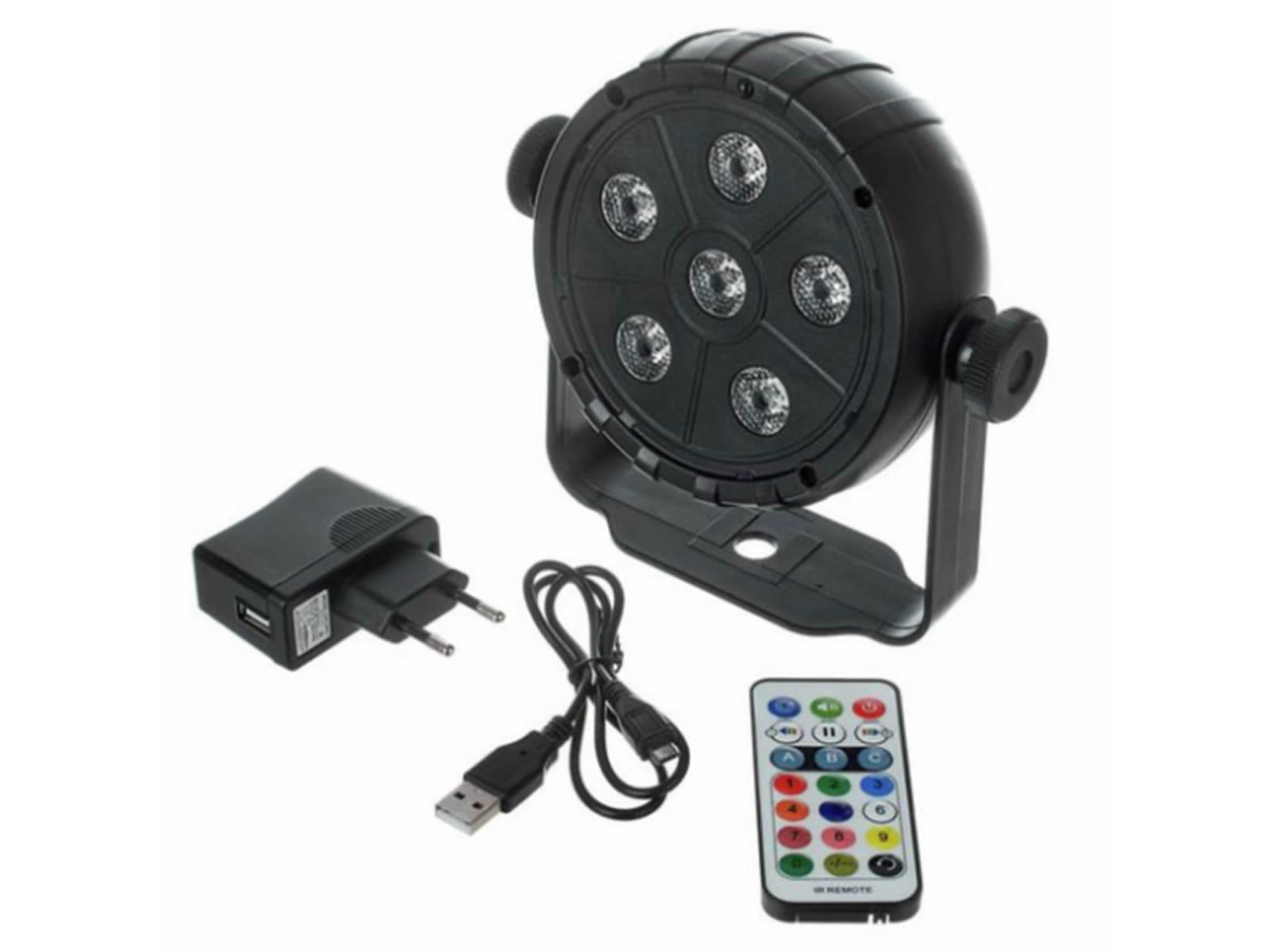 Mini Proton 6 led con control remoto