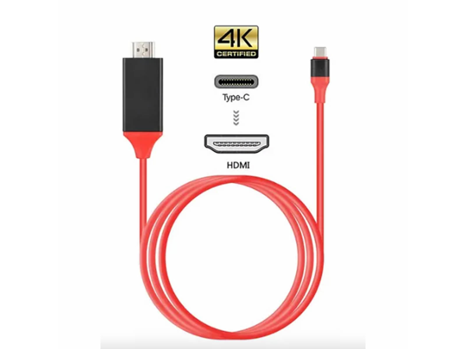 Cable Usb Tipo C A Hdmi-smartphone/macbook/otros A Pantalla