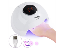 Cabina Uv Led 2-in-1 Star 6 Secado Uñas 12 Leds 24w Timer