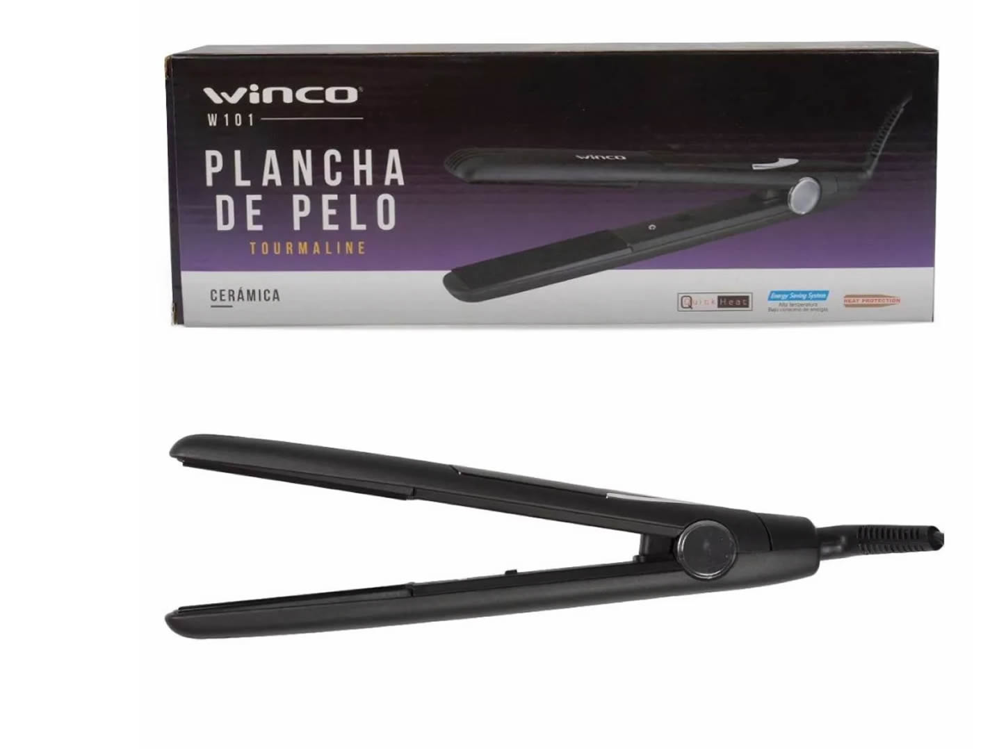 Planchita Para Pelo Profesional Plancha Alisador Winco W101