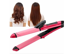 Planchita Buclera 2 En 1 Alisadora rizadora