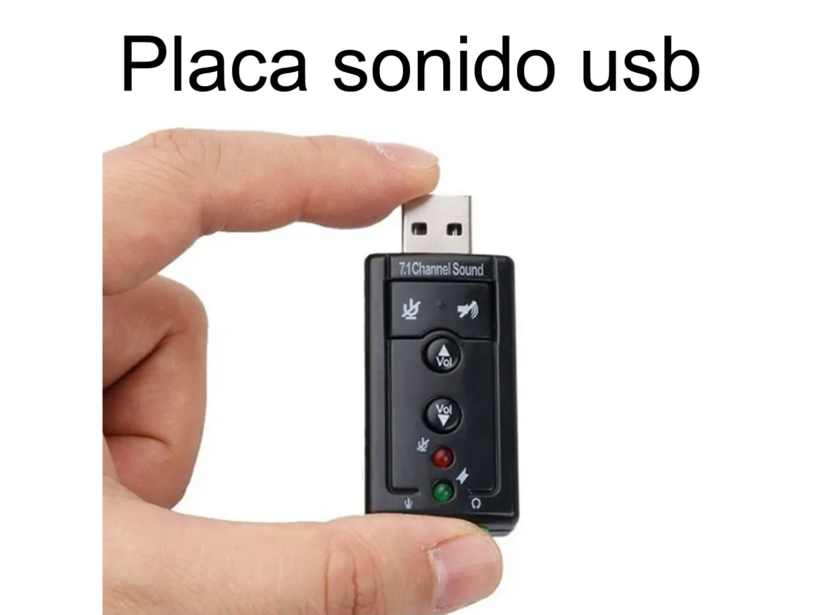 Placa Sonido Usb Externa Grabar 7.1 Pc Tarjeta Sonido