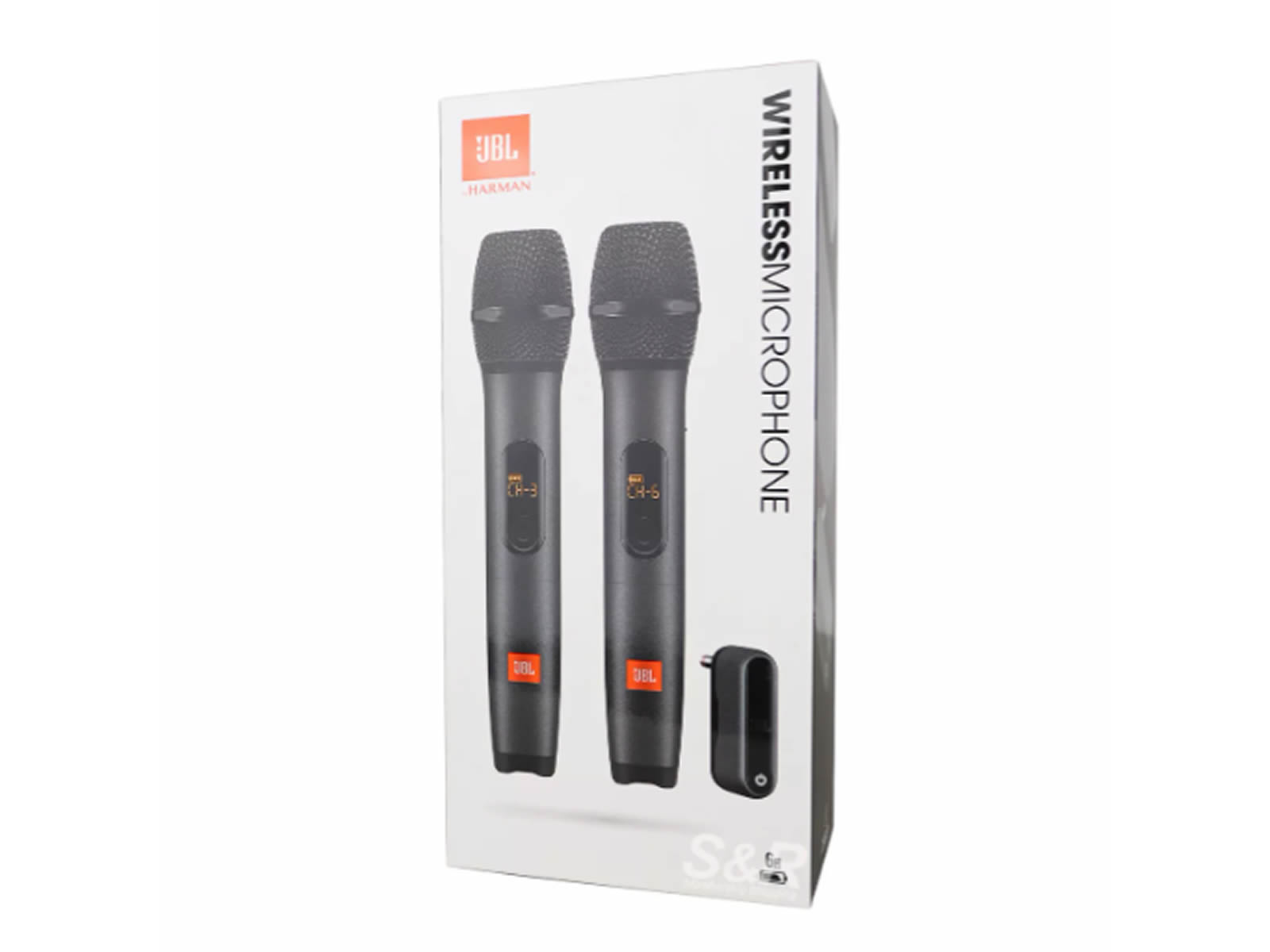 Jbl Sistema Inalámbrico 2 Micrófonos Receptor Doble Canal Color Negro