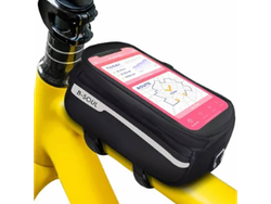 Alforja Bolso Para Bicicleta Porta Celular Impermeable