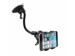 Soporte Celular Para Auto, Tubo Flexible Con Sopapa Y Broche