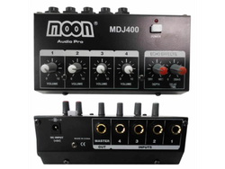 Consola Mixer 4 Canales Sonido Audio Moon Mdj400