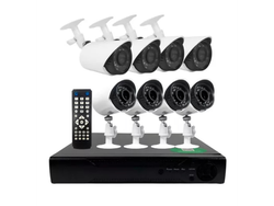 Kit Seguridad Camaras Dvr 8 Full Hd Infrarroja Hdmi