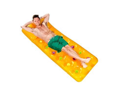 Colchoneta inflable con porta vaso 170 x 70 cm