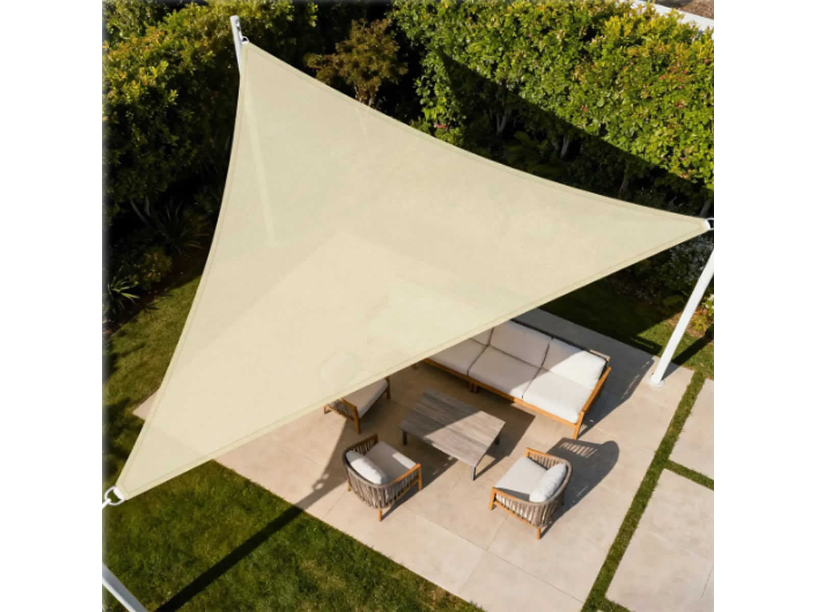 Toldo Vela Triangular 5x5x5 metros