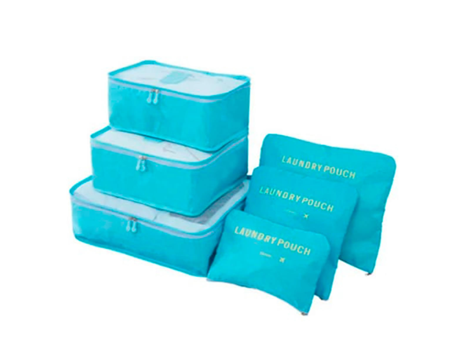 Organizador de Viaje Valija Set 6 Kit Estuche Ropa Neceser