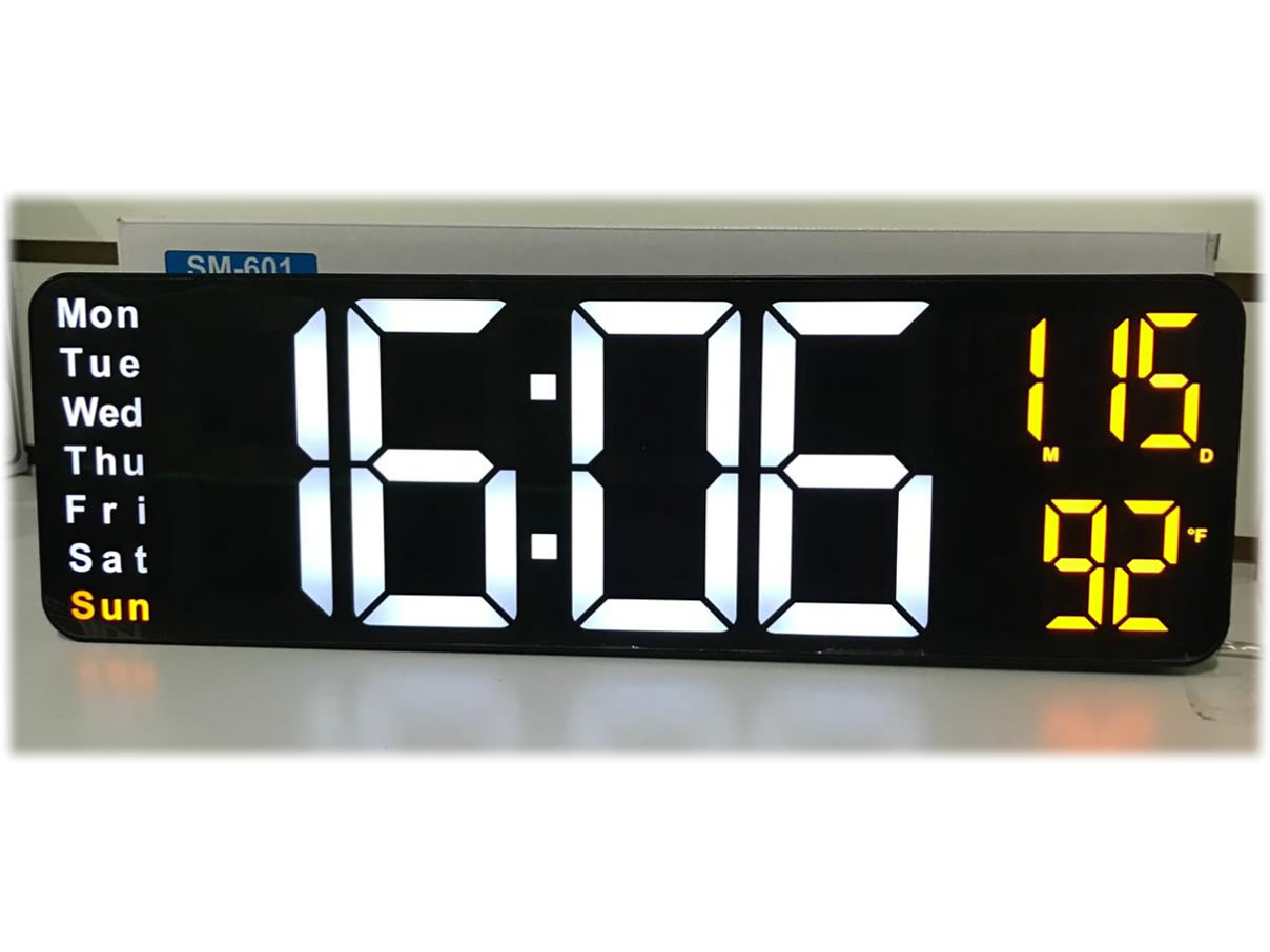 Reloj Digital pared 40x13 cm