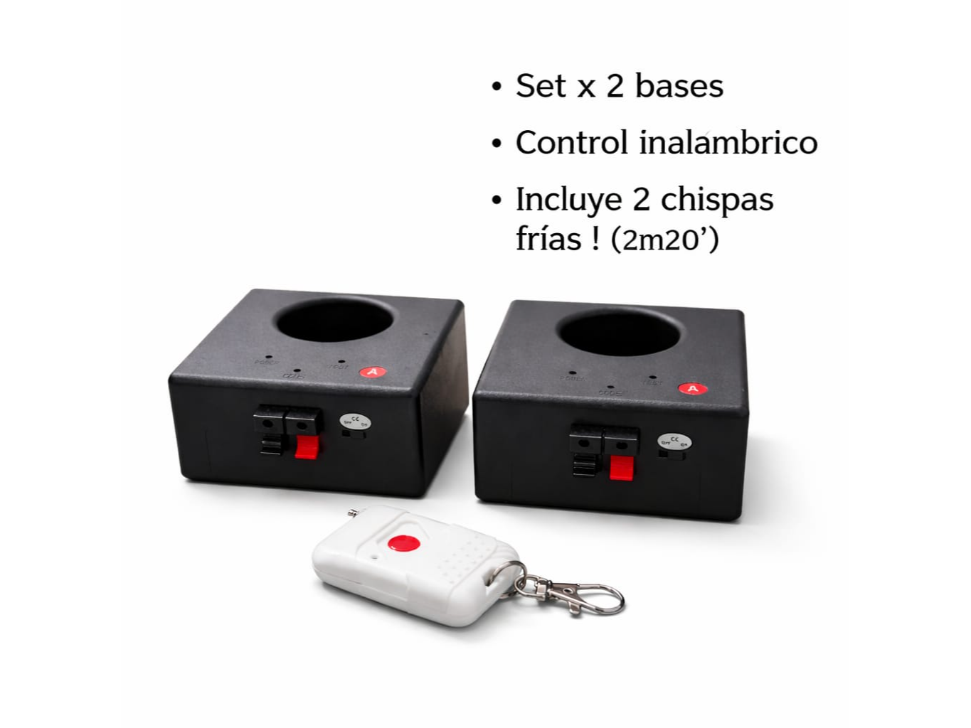 Base detonador x 2 chisperos