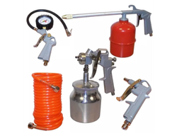 Kit Set Juego 5 Piezas Bta Compresor De Aire Pistola Succion acople a rosca