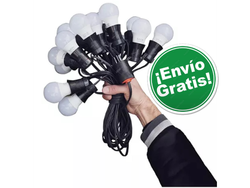 Guirnalda 10 metros + 10 Lamparas Led