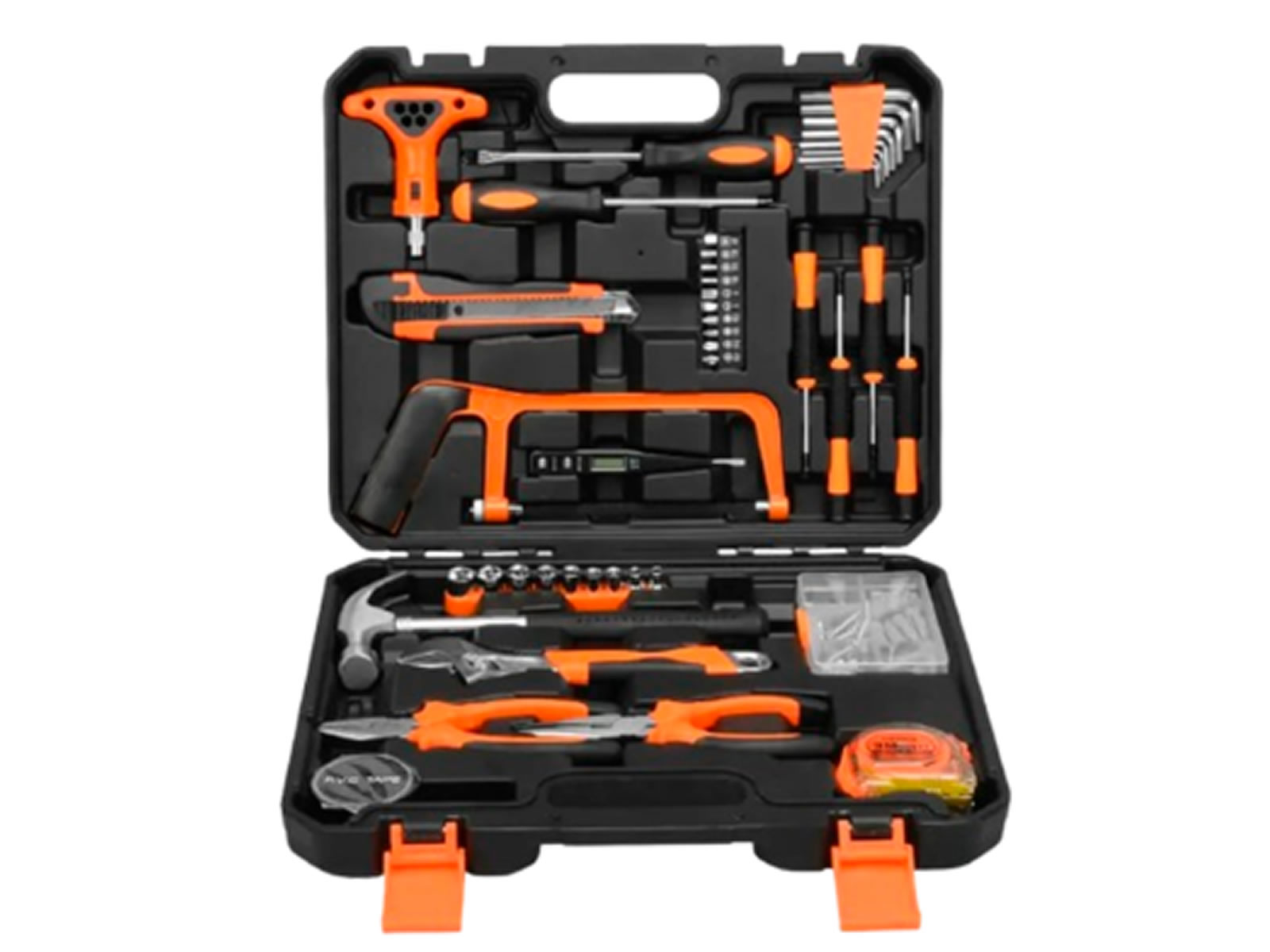 Caja de Herramientas Hogar Kit 46 Pzas