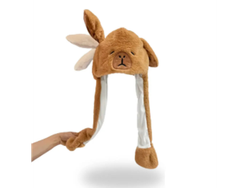 Gorro Peluche capybara levanta oreja