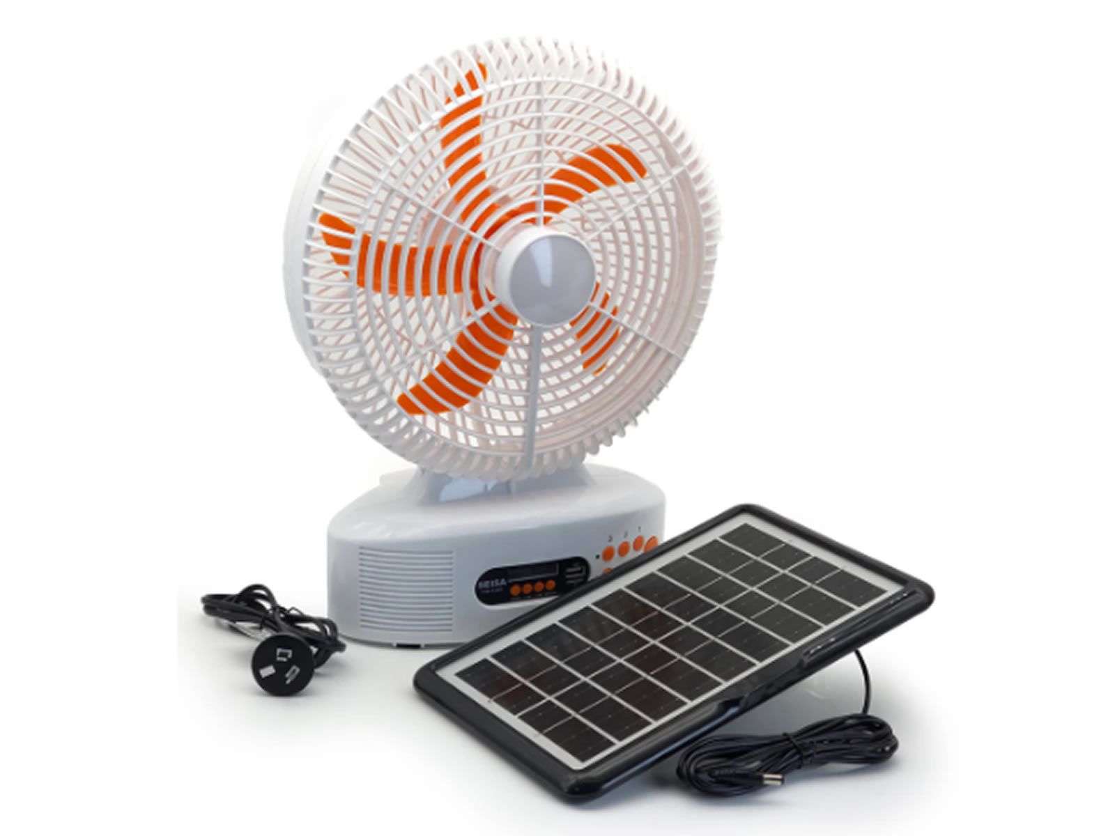 Ventilador 12 pulgadas Solar Parlante BT