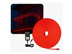 Neon Flex 5 metros Rojo C/FUENTE