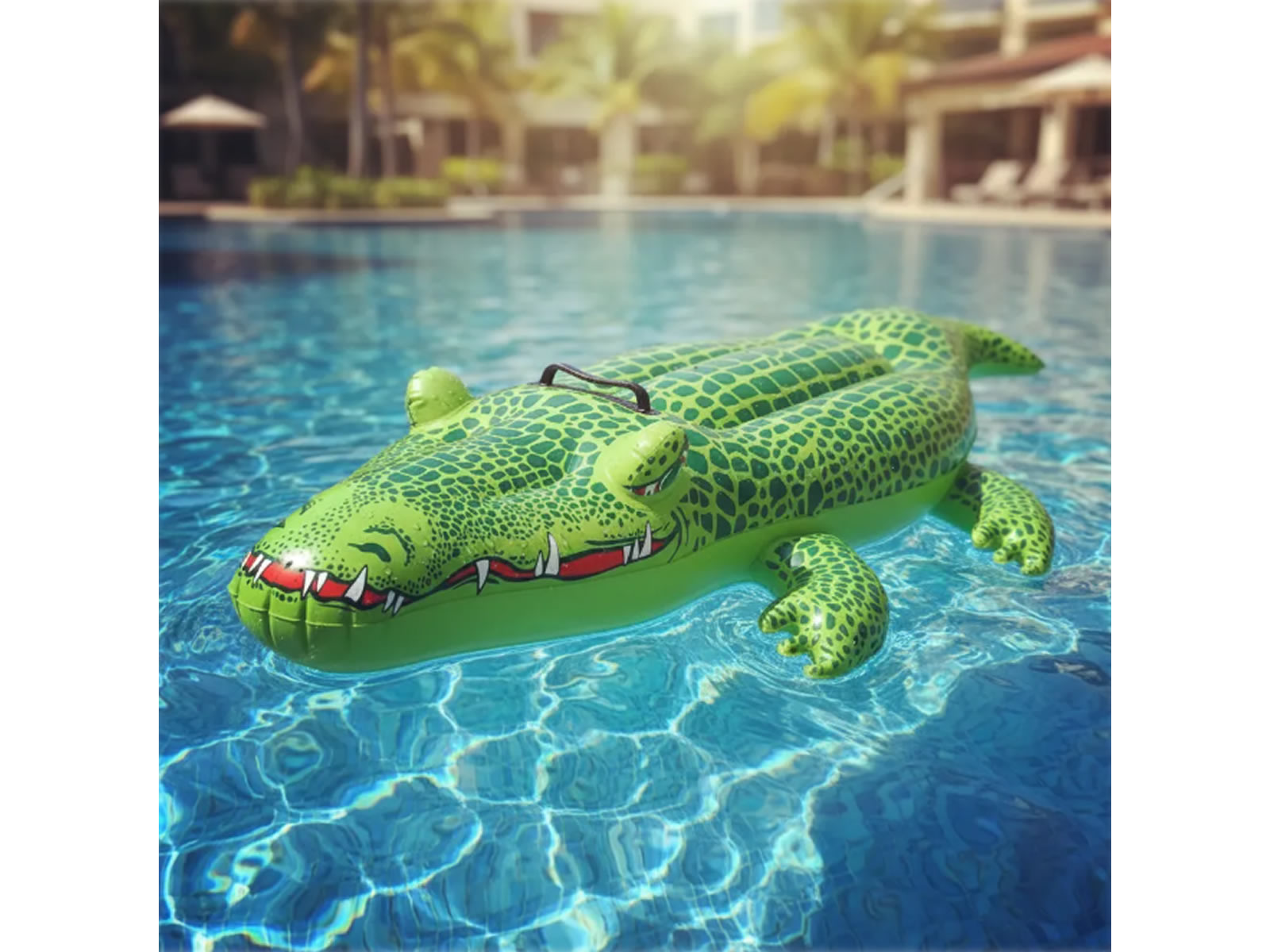 Colchoneta Inflable Cocodrilo