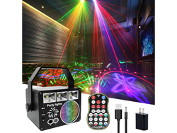 Luz estroboscópica LED GOBO 3 en 1 con efecto multifuncional