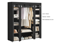 Ropero Organizador 3 compartimentos con zapatero