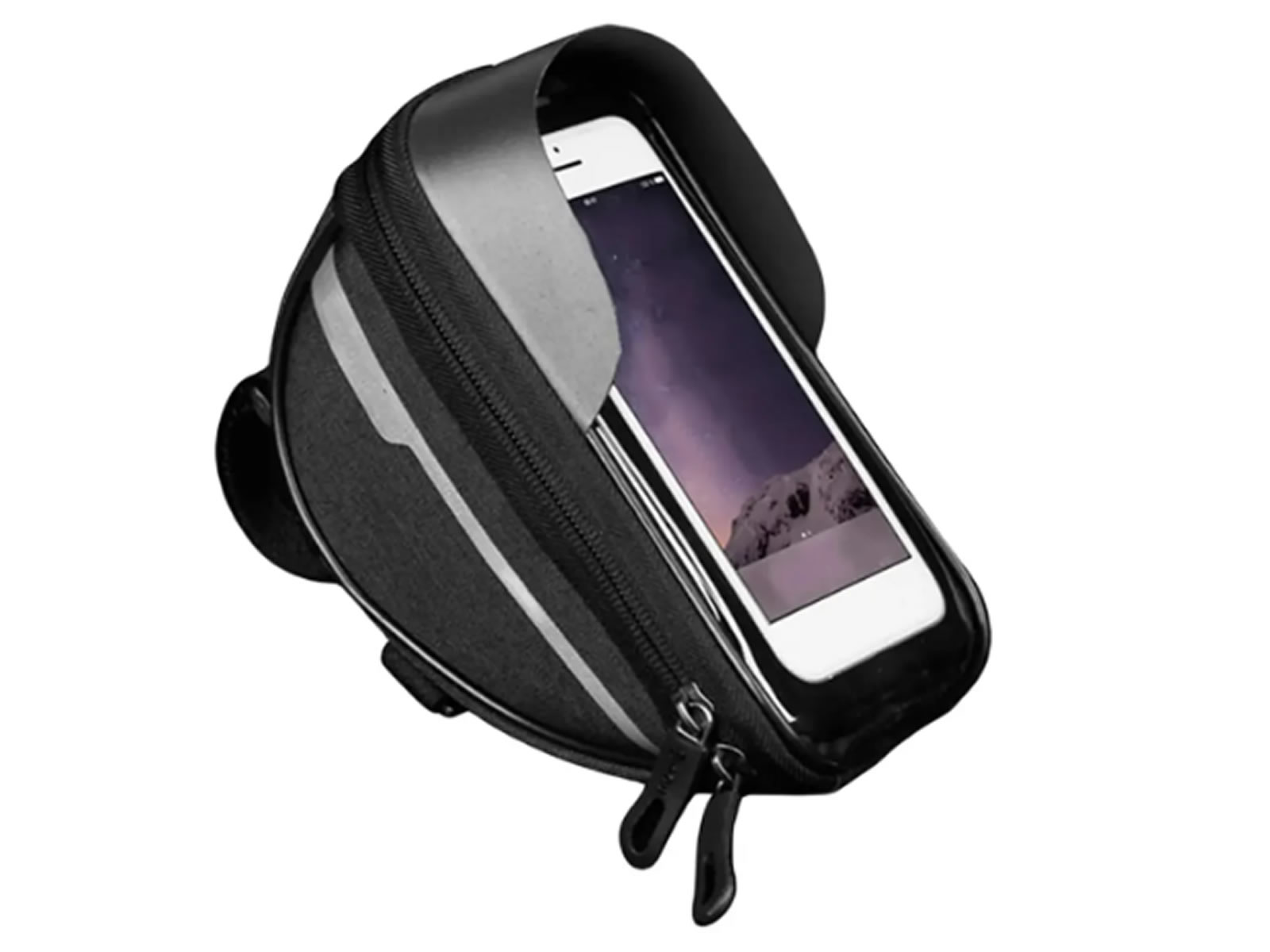 Alforja Bolso Para Bicicleta Porta Celular Impermeable
