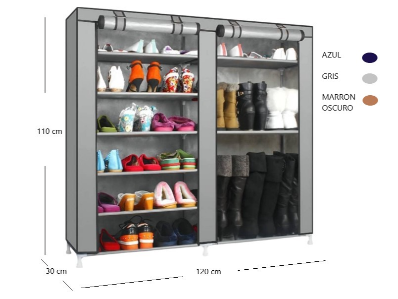 Organizador de Zapatos Doble nivel