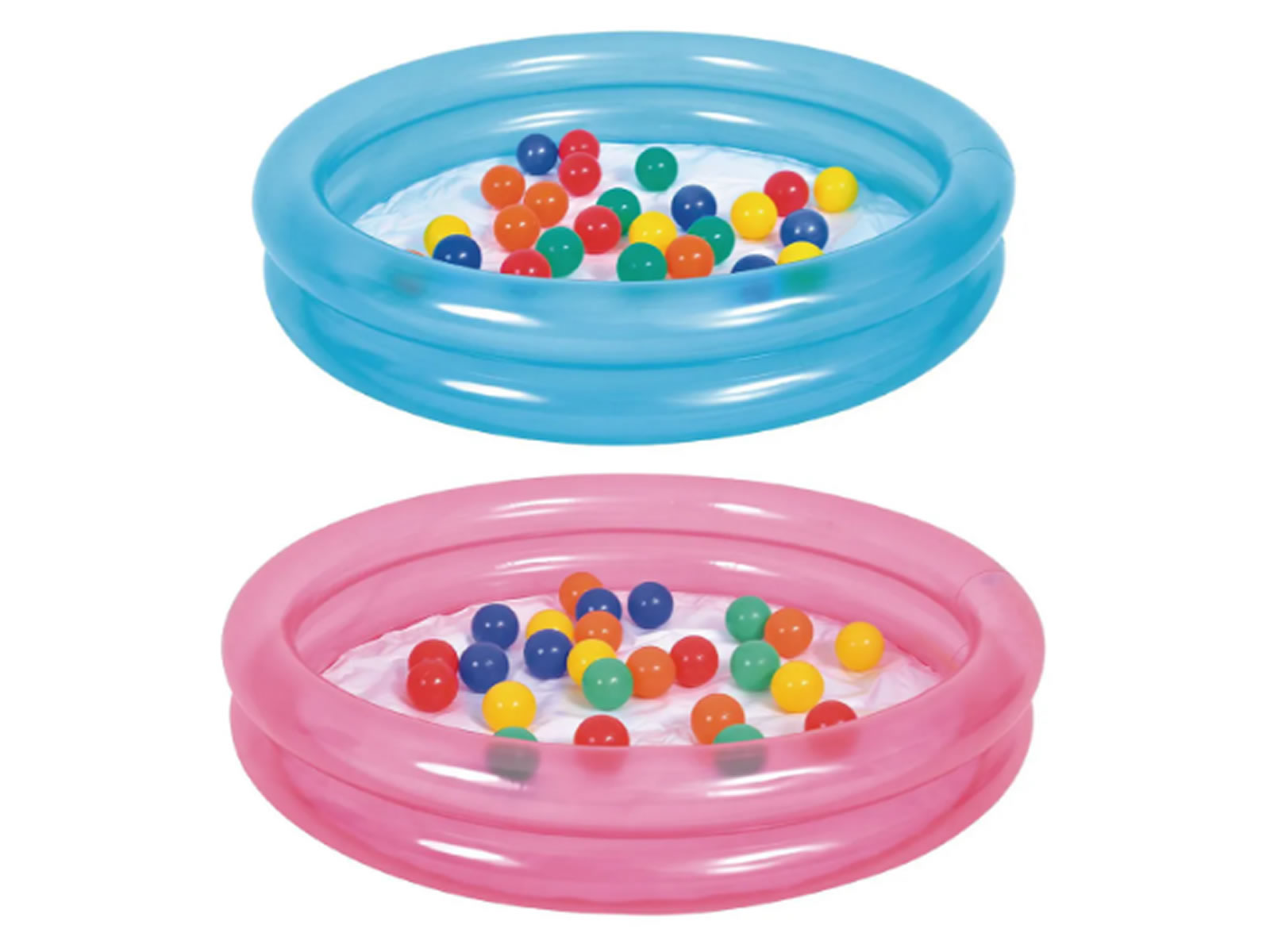 Pileta Inflable 95 cm con pelotitas x25u
