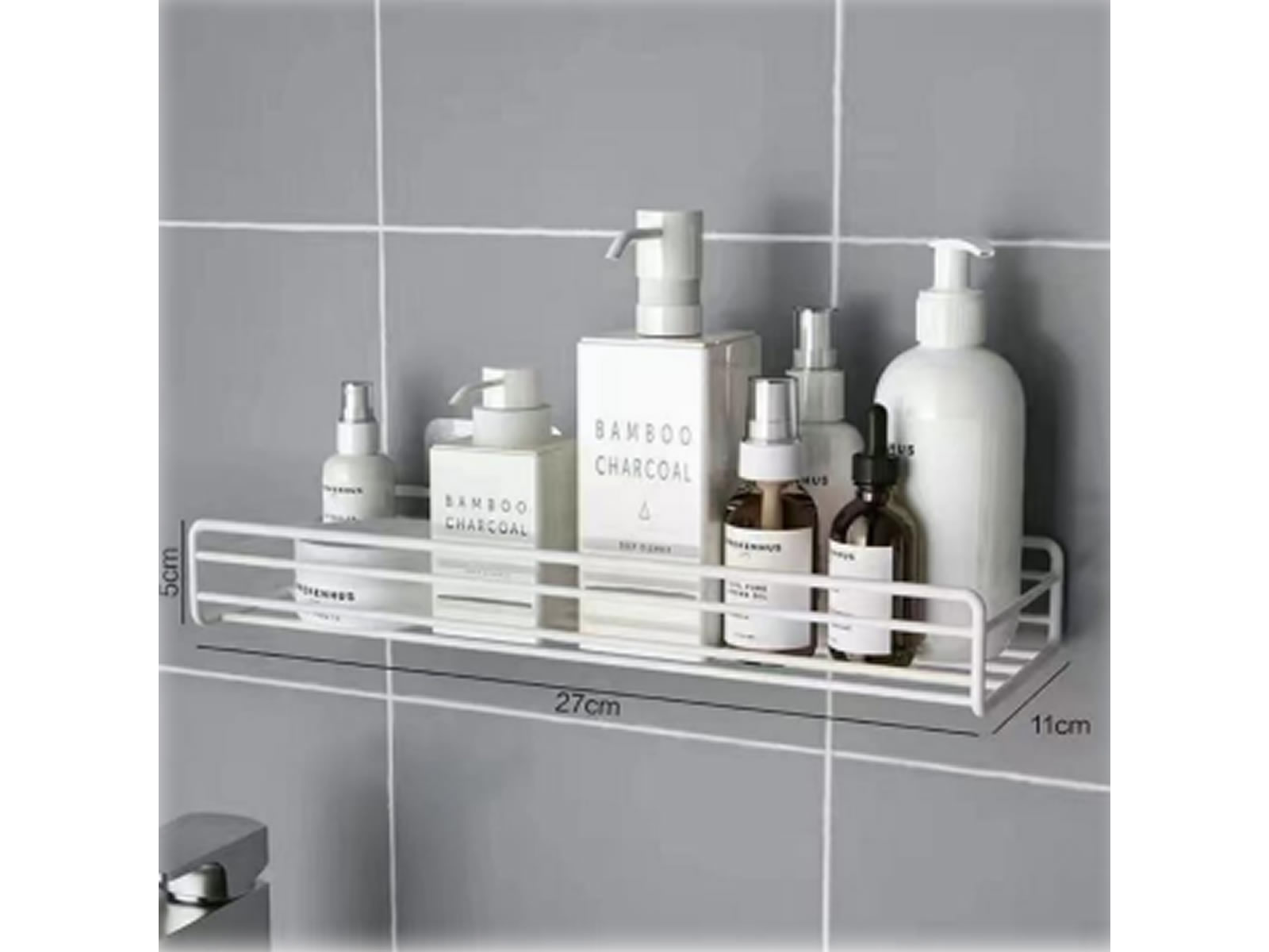 Organizador de Baño blanco recto