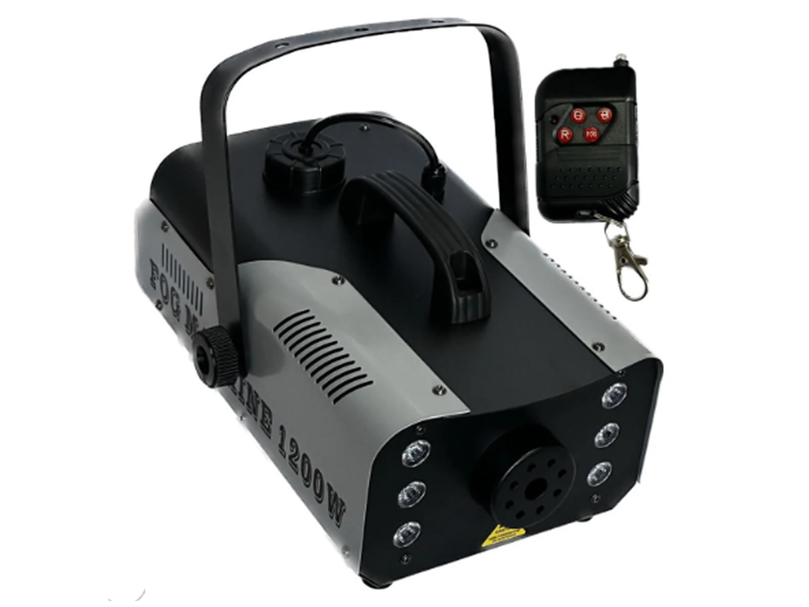 Maquina De Humo 1200w Con Led Rgb Control Inalámbrico
