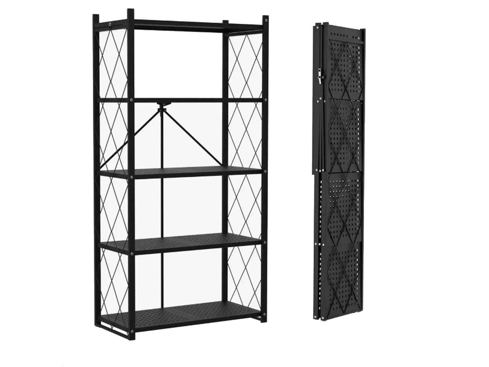 Estante Plegable 5 Pisos  158x71x34cm