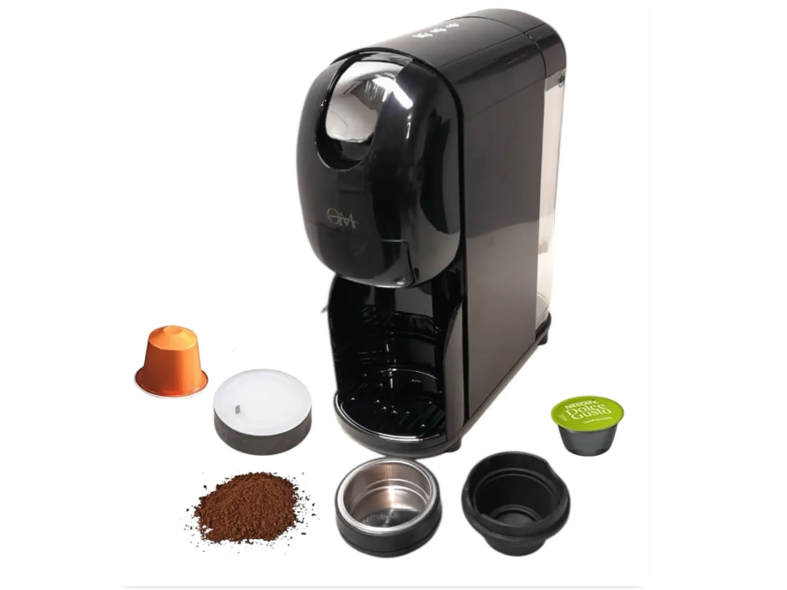 Cafetera Espresso 3 En 1 Om Para Café Molido Y Multicápsula