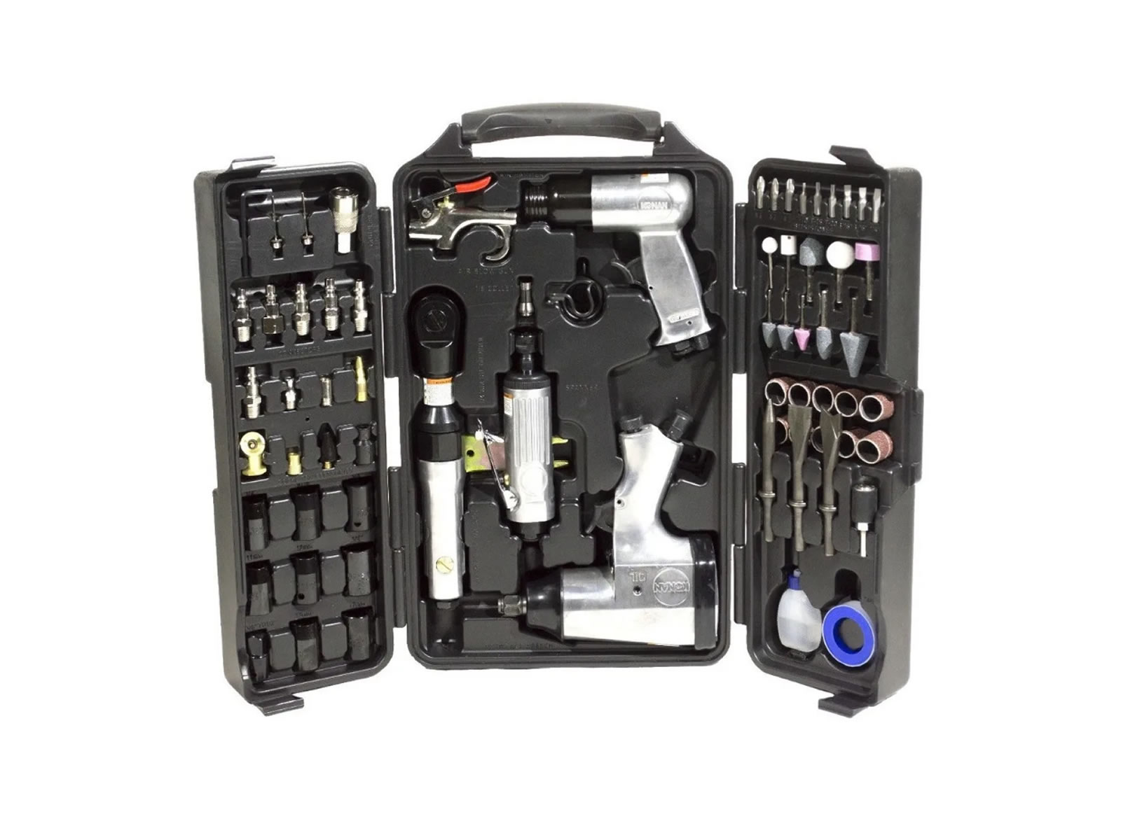 Kit Set Herramientas Neumaticas 71 Piezas 1/2¨ 1/4¨