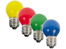 Foco Lampara bolita Color x 10 Unidades halogena 15 w