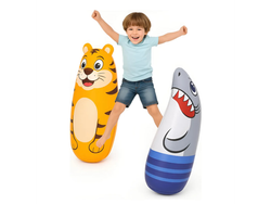 Punching Ball Inflable Animales Niños Boxeo 80cm