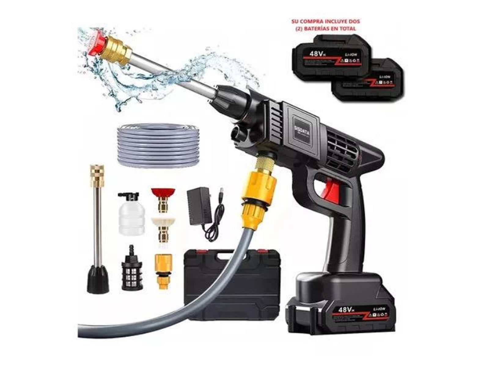 Hidrolavadora Portatil Recargable 12 v auto