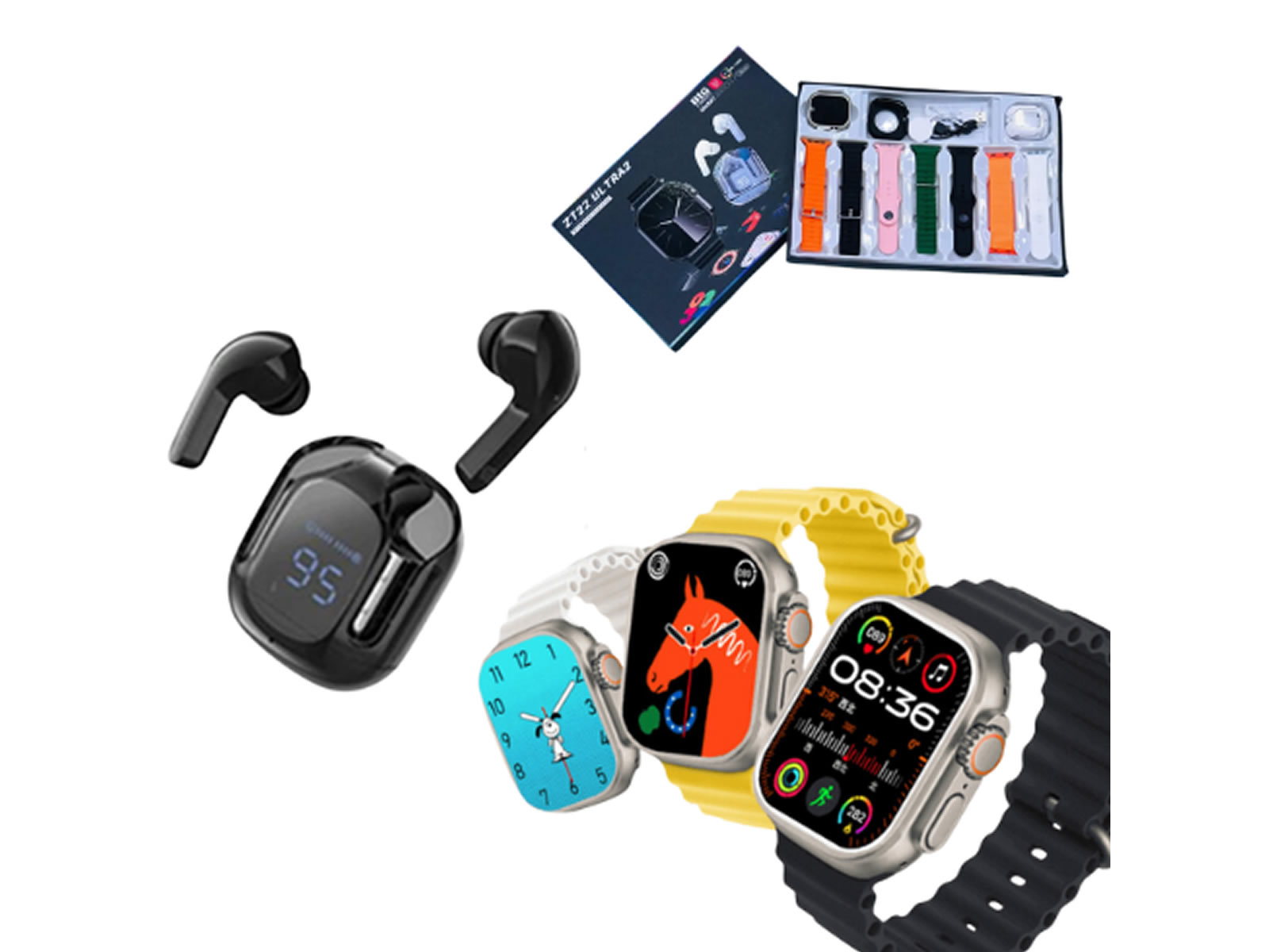 Reloj Smartwatch + Auricular Zt22 Ultra