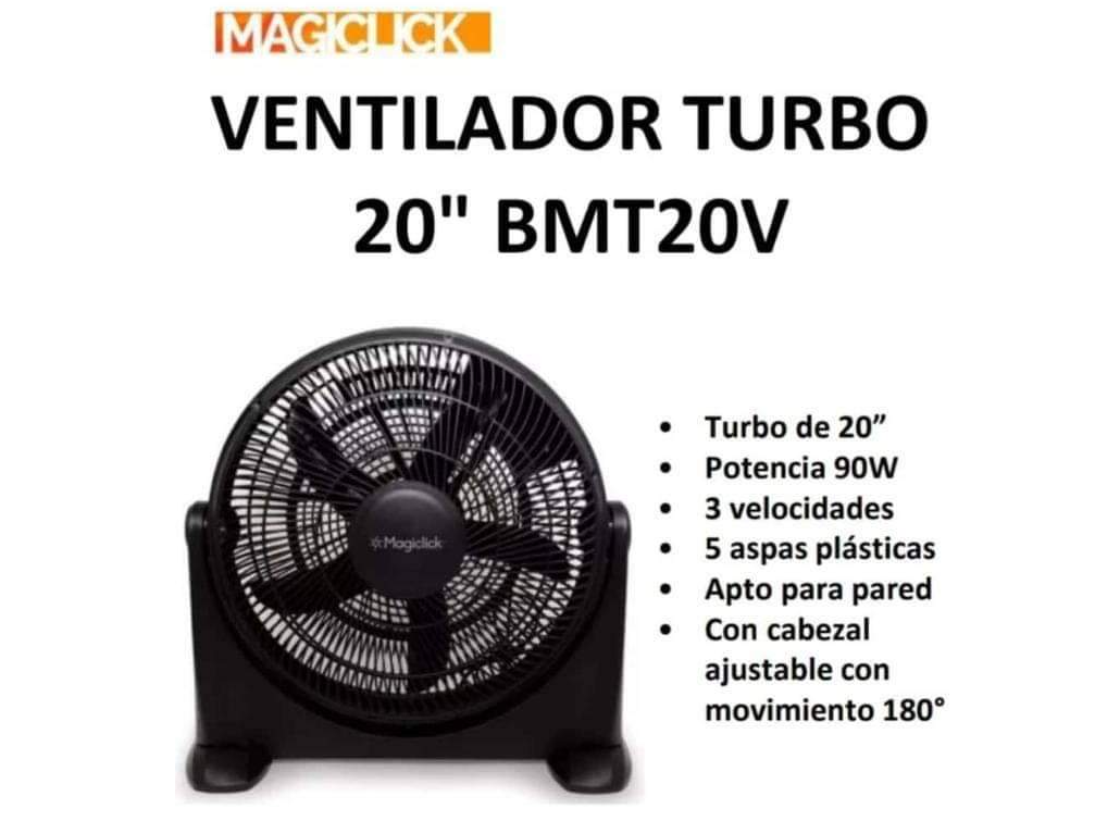 Ventilador Turbo 20 Pulgadas Magiclick