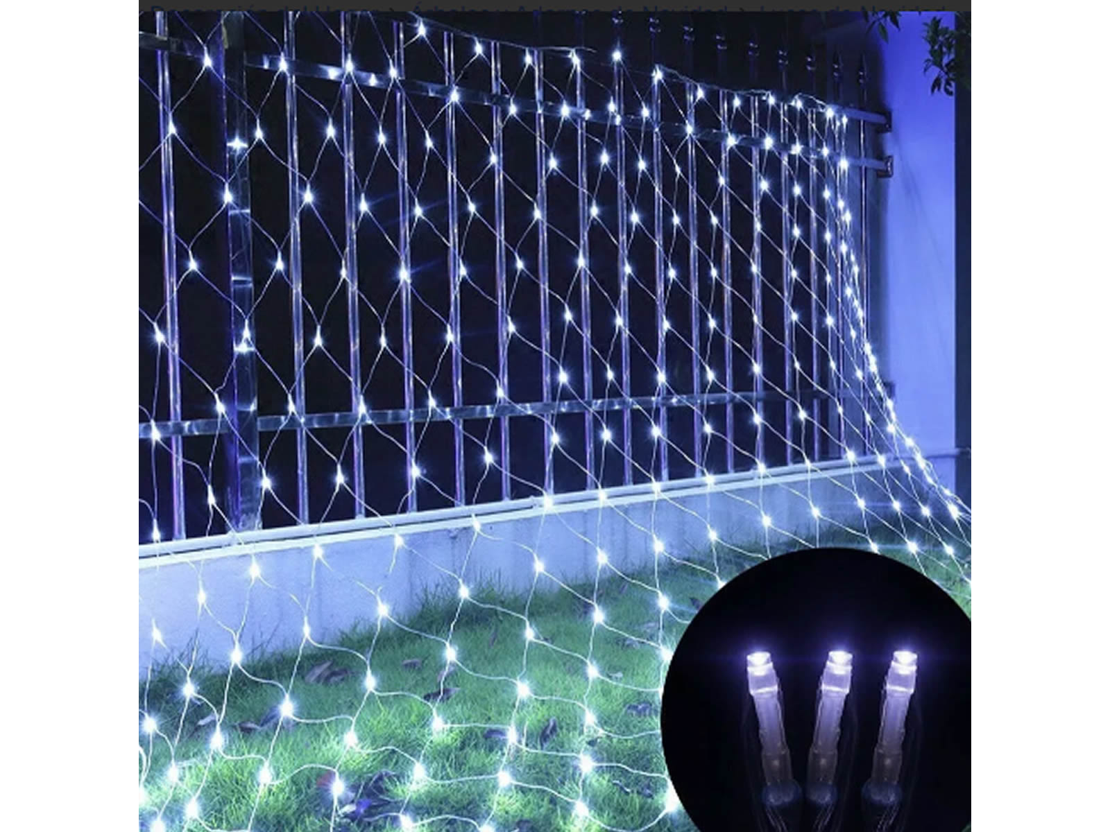 Cortina red 1.5 x 1.5 luz fria