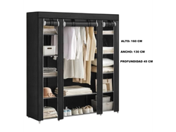 Ropero Organizador 3 compartimentos con zapatero