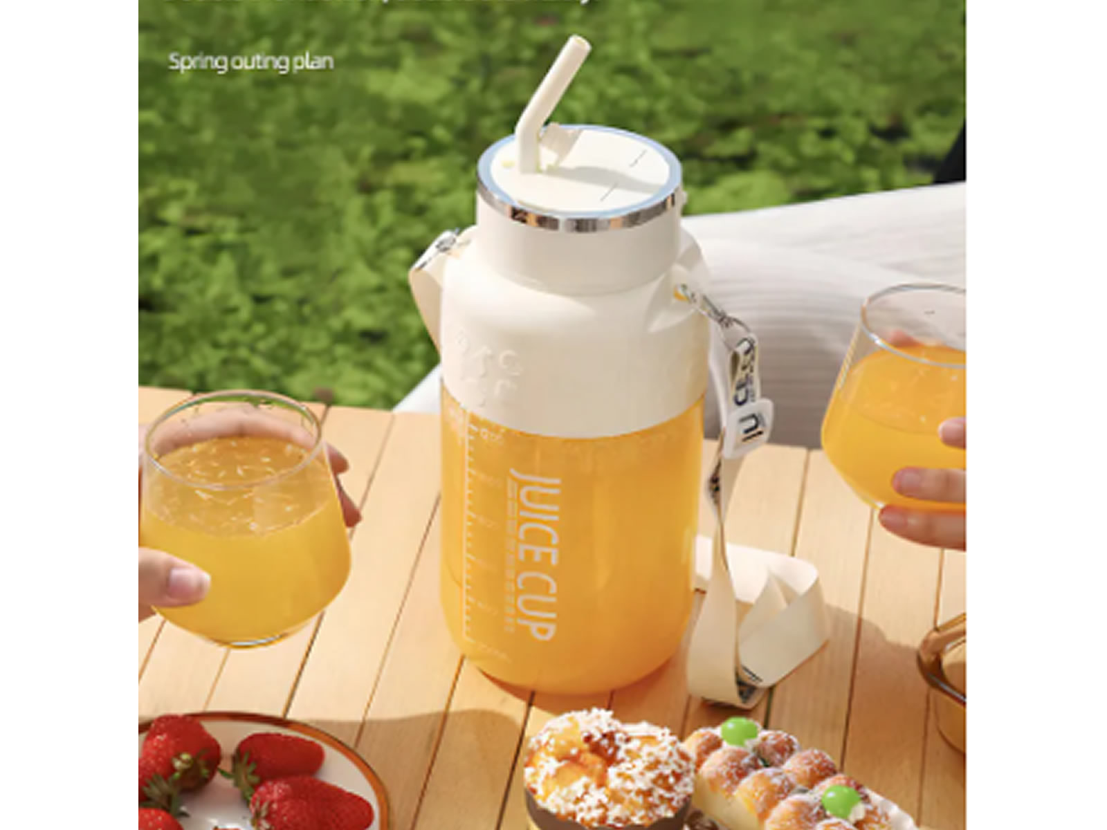 Mini Licuadora Batido 1200ml Portatil Recargable C/sorbete