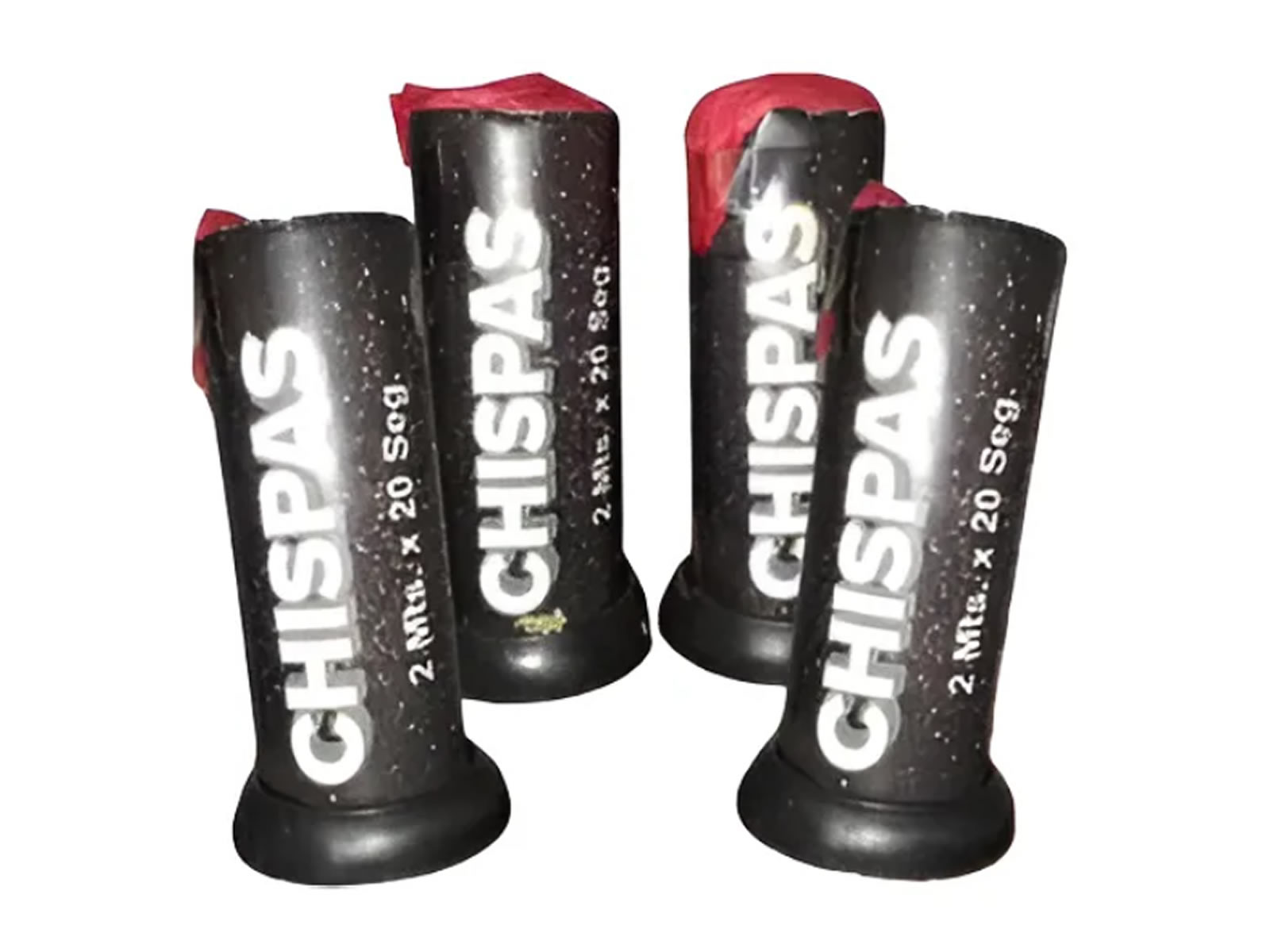 Chispa Fria 2mts X 20 Seg Con Mecha X 4 Unidades