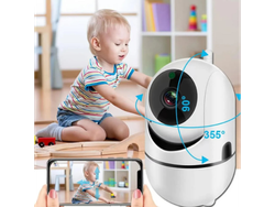 Camara Seguridad Ip Full Hd Wifi Vision Nocturna Motorizada 360